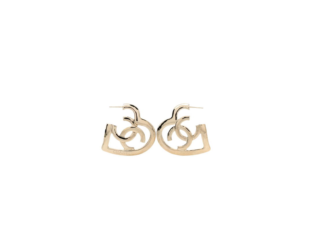 Chanel Chanel Earrings In Gold Metal With Gold Hardware