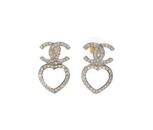 Buy Chanel Coco Heart Earrings Champagne Gold at Sasom – Authentic and Ready to Ship