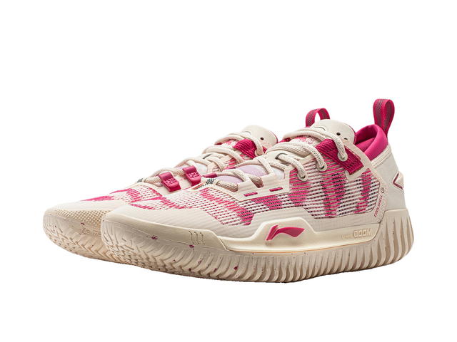 Li-Ning Li-Ning BadFive 3 Beige White Pink - view 3