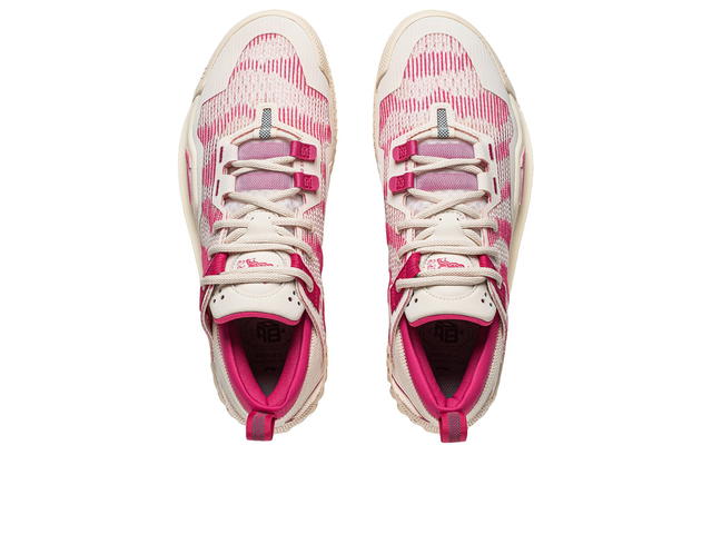 Li-Ning Li-Ning BadFive 3 Beige White Pink - view 4