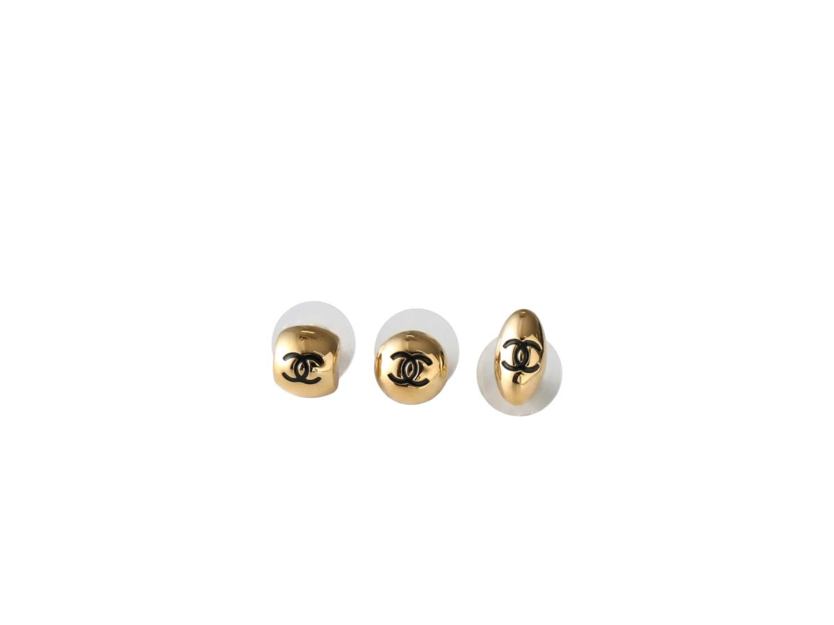 Chanel Chanel CC Earrings Set Gold
