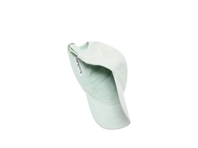 Acne Studios Acne Studios Washed Logo Baseball Cap Oyster Grey - view 3