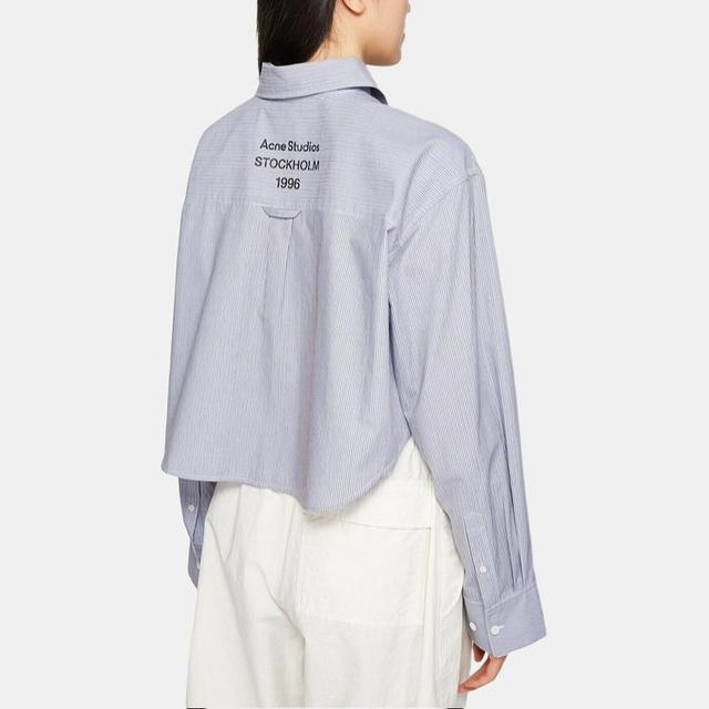 Acne Studios Acne Studios 1996 Striped - Sky Blue - view 4