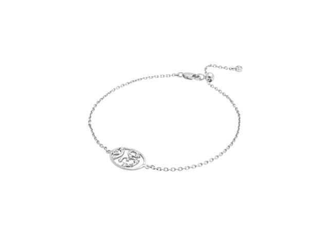 ACEMI Jewelry A.CEMI สร้อยข้อมือโอม พระพิฆเนศ เงินแท้ เพทายขาว ชุบทอง 18K ไวท์โกลว์ Om White Zircon Bracelet(WG) - view 1
