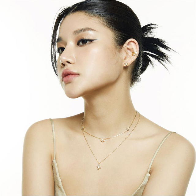 ACEMI Jewelry A.CEMI สร้อยคอเสริมดวง เพทายขาว White Zircon 8 Triple Star Necklace มั่งคั่งร่ำรวย - view 4
