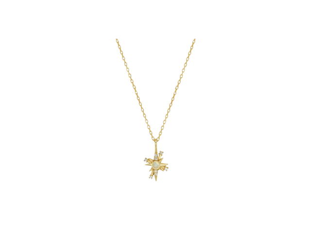 ACEMI Jewelry A.CEMI สร้อยคอเสริมดวง โอปอล Opal 12 Fortune Star Necklace มหาโชค มหาลาภ - view 1