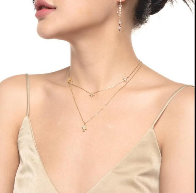 ACEMI Jewelry A.CEMI สร้อยคอเสริมดวง โอปอล Opal 12 Fortune Star Necklace มหาโชค มหาลาภ - view 5