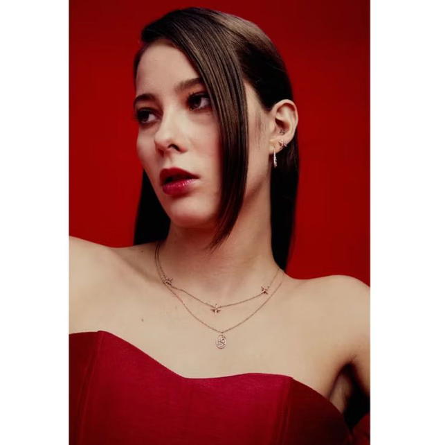 ACEMI Jewelry A.CEMI Celestial Lakshmi Necklace สร้อยคอมหาเทพ พระแม่ลักษมี พลอยพิงค์ทัวร์มาลีน พลอยเพทายขาว เงินแท้ชุบทองแท้ 18K - view 3