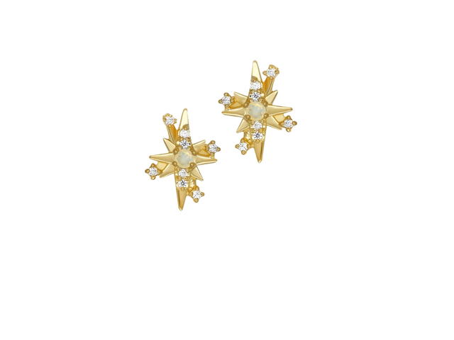 ACEMI Jewelry A.CEMI Opal 12 Fortune Star Earring - view 1