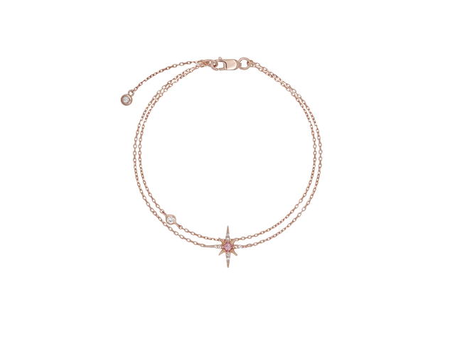 ACEMI Jewelry A.CEMI Pink Tourmaline 8 Star Bracelet สร้อยข้อมือพิ้งค์ทัวร์มาลีน เสริมความรัก - view 1