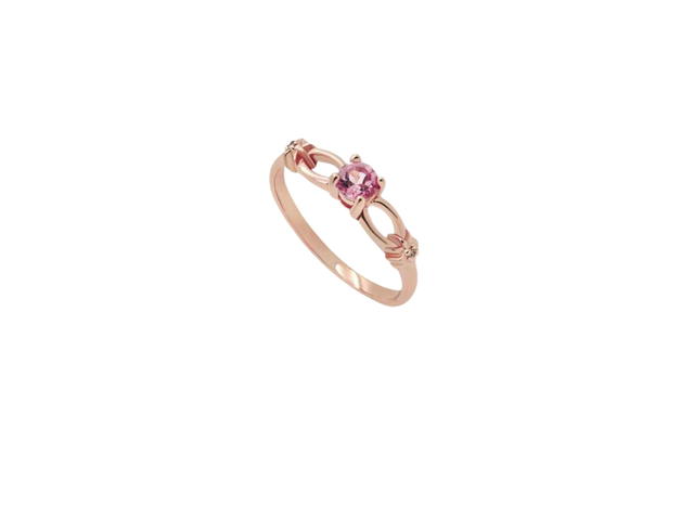 ACEMI Jewelry A.CEMI Star Swirl Pink Tourmaline Ring - view 1