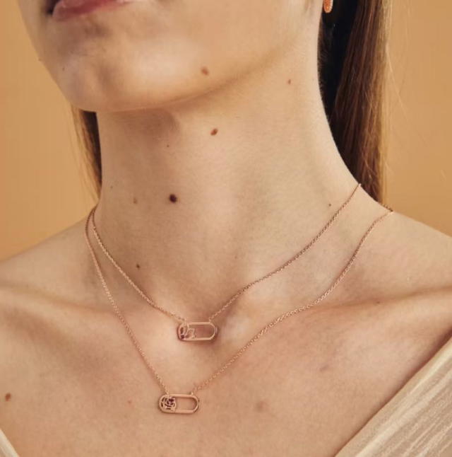 ACEMI Jewelry A.CEMI Trimurati Universe Galaxy Necklace via สร้อยคอมหาเทพ พระตรีมูรติ พลอยทับทิม เงินแท้ชุบทอง - view 5