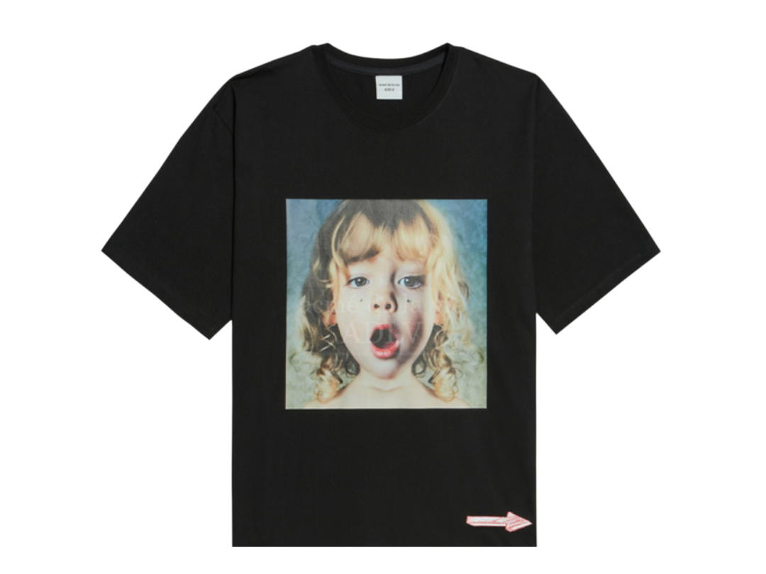 acmé de la vie acmé de la vie Baby Face Short Sleeve T-Shirt Black