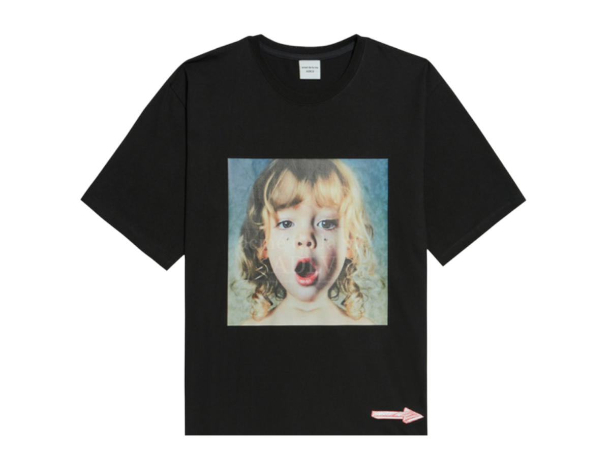 acmé de la vie acmé de la vie Baby Face Short Sleeve T-Shirt Black