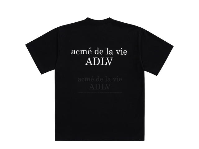 acmé de la vie acmé de la vie Baby Face Short Sleeve T-Shirt Black Bubble Black - view 2