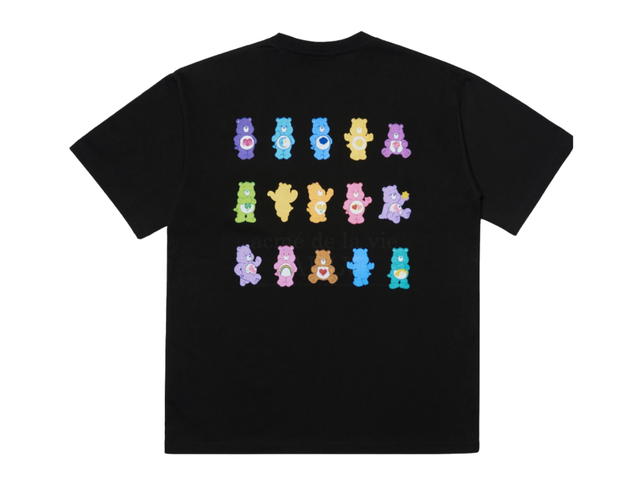 acmé de la vie acmé de la vie Colorful Care Bears Short Sleeve T-Shirt Black - view 2