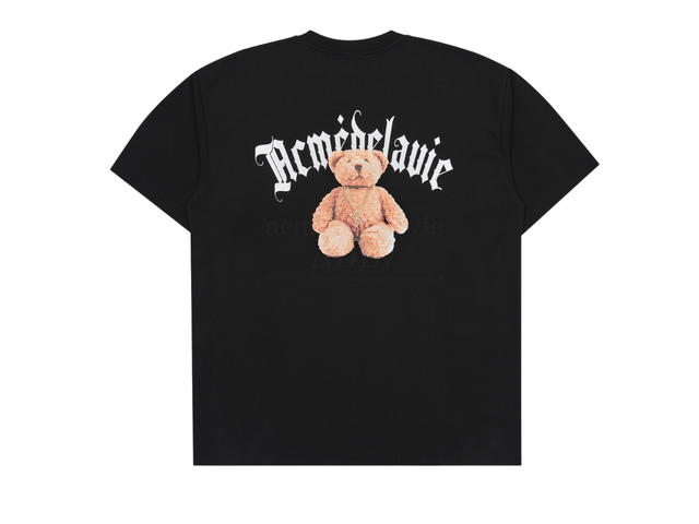 acmé de la vie acmé de la vie Gold Chain Bear Doll Short Sleeve T-Shirt Black - view 1