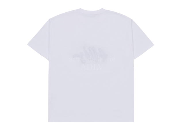 acmé de la vie acmé de la vie x Lisa A Logo Monogram Embossing Embroidery Short Sleeve T-shirt White - view 2