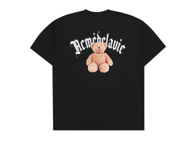 acmé de la vie acmé de la vie x Lisa Gold Chain Bear Doll Short Sleeve T-shirt Black - view 2