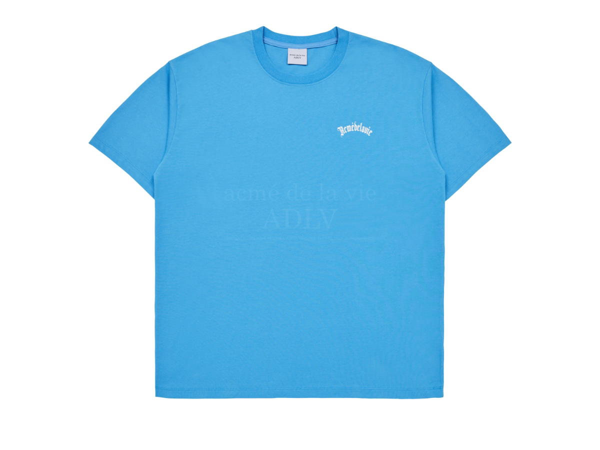 acmé de la vie acmé de la vie x Lisa Gold Chain Bear Doll Short Sleeve T-shirt Blue