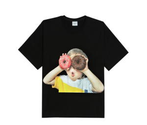 Buy acmé de la vie Baby Face Donuts 1 R T-Shirt Black at Sasom – Authentic and Ready to Ship