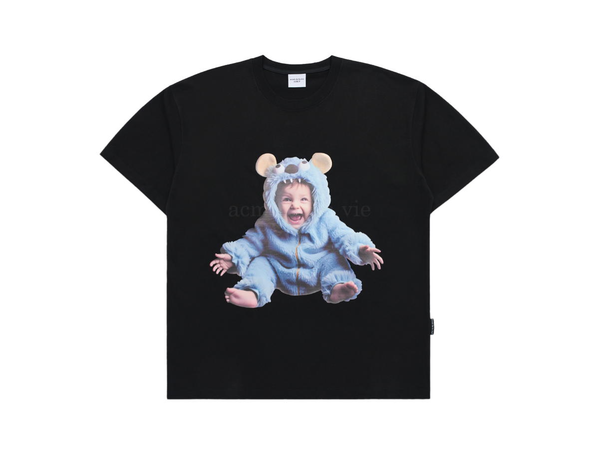 acmé de la vie acmé de la vie Baby Face Monster Baby Tee Black