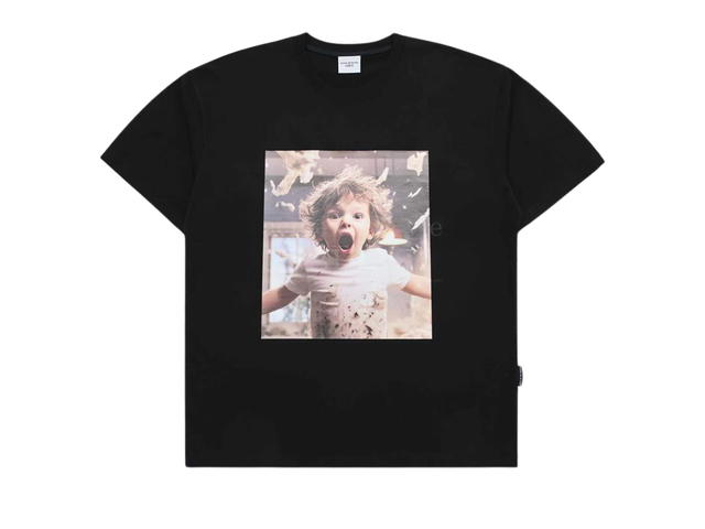 acmé de la vie acmé de la vie Baby Face Scream Boy Short Sleeve T-Shirt Black - view 1