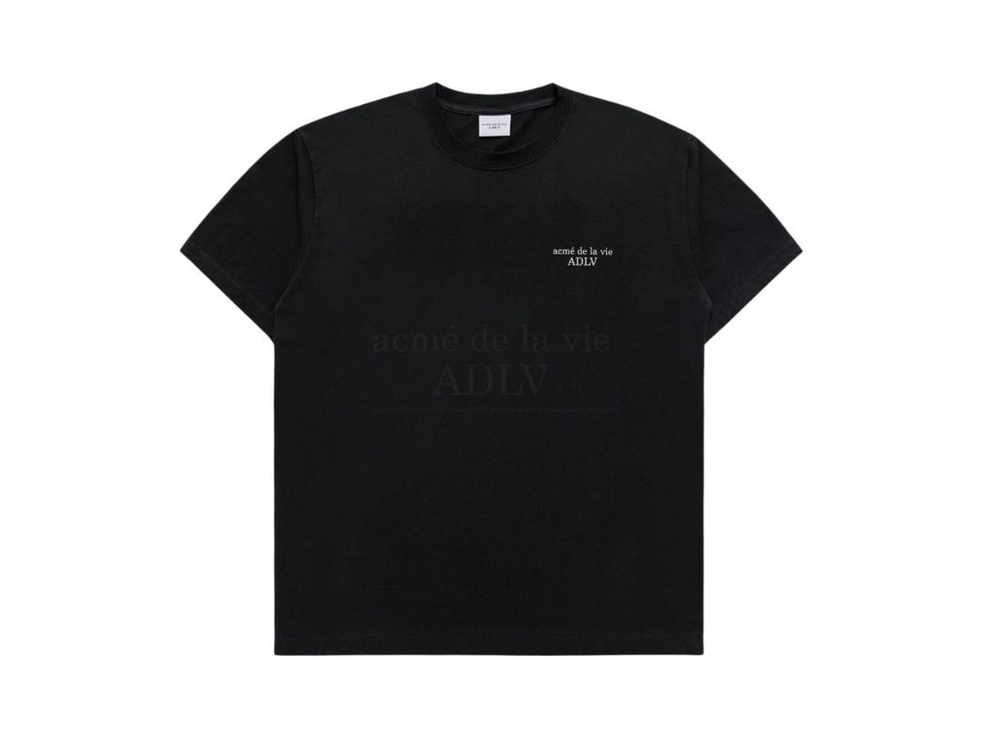 acmé de la vie acmé de la vie Basic Short Sleeve T-Shirt 2 Black