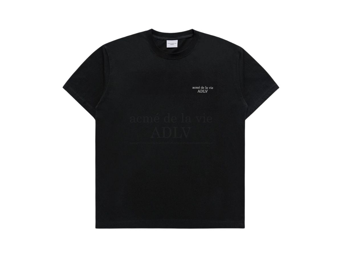 acmé de la vie acmé de la vie Basic Short Sleeve T-Shirt 2 Black