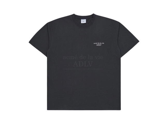 acmé de la vie acmé de la vie Basic Short Sleeve T-Shirt 2 Charcoal - view 1