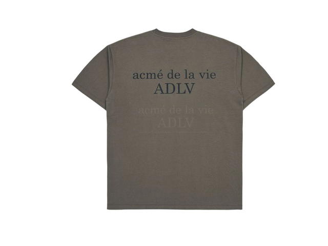 acmé de la vie acmé de la vie Basic Short Sleeve T-Shirt 2 Cocoa - view 2