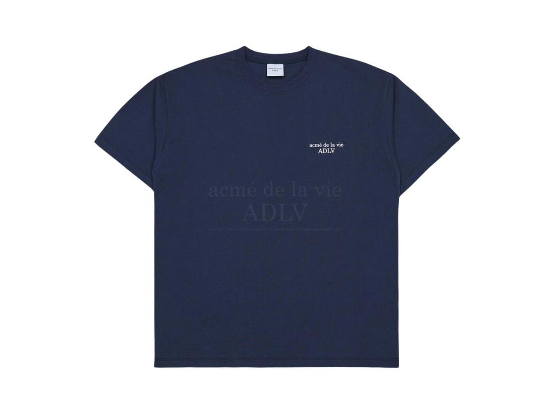 acmé de la vie acmé de la vie Basic Short Sleeve T-Shirt 2 Navy