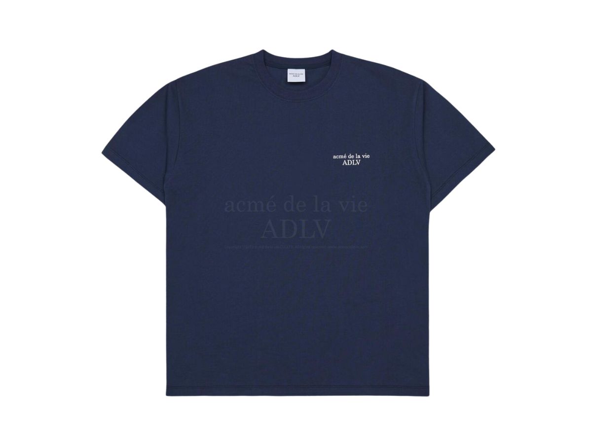 acmé de la vie acmé de la vie Basic Short Sleeve T-Shirt 2 Navy