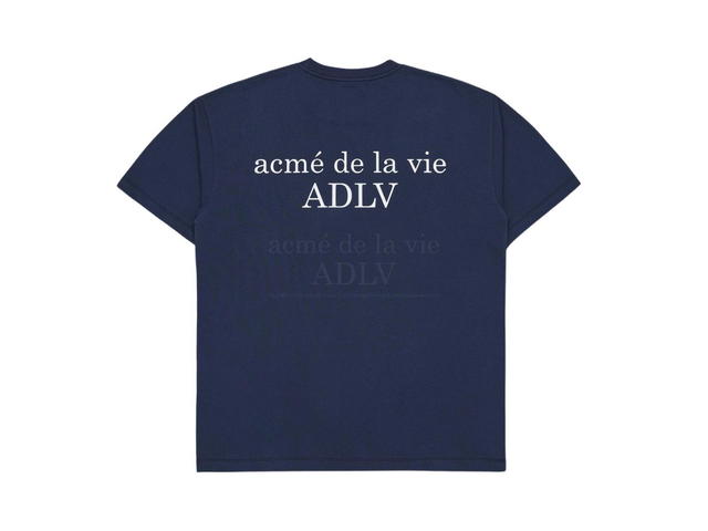 acmé de la vie acmé de la vie Basic Short Sleeve T-Shirt 2 Navy - view 2