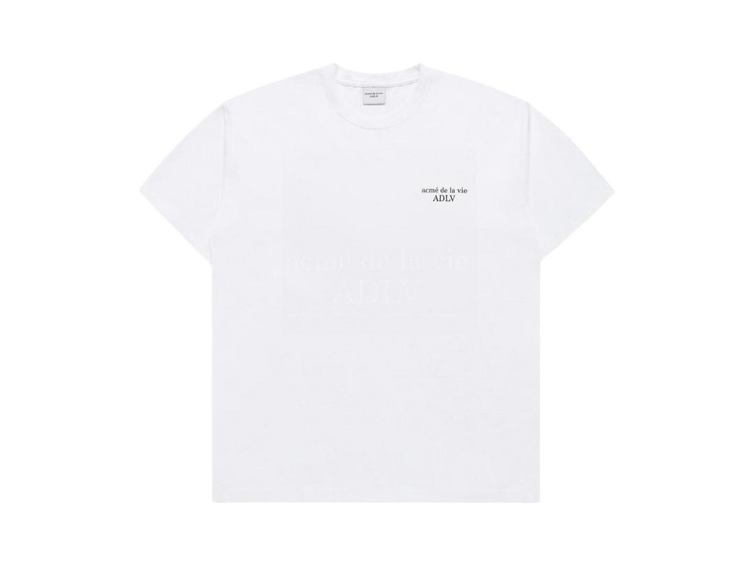 acmé de la vie acmé de la vie Basic Short Sleeve T-Shirt 2 White