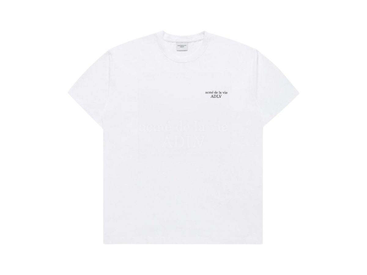 acmé de la vie acmé de la vie Basic Short Sleeve T-Shirt 2 White