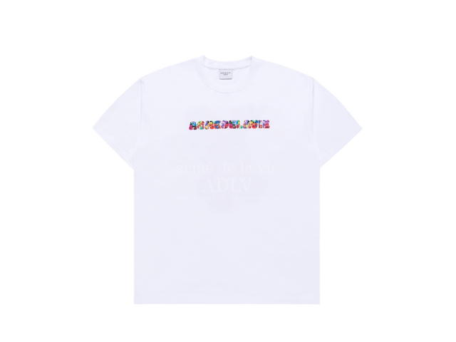 acmé de la vie acmé de la vie Bear Doll Fuzzy Rabbit Short Sleeve T-shirt White - view 1