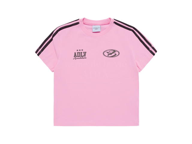 acmé de la vie acmé de la vie Circle Symbol Track Crop Short Sleeve Pink - view 1