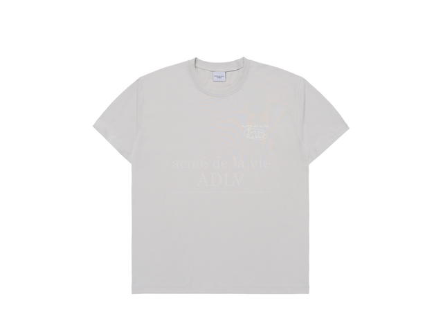 acmé de la vie acmé de la vie Doodle Fuzzy Rabbit Short Sleeve T-shirt Grey - view 1