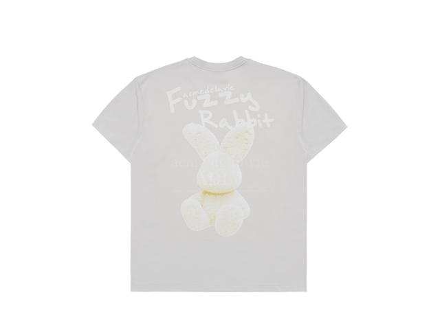 acmé de la vie acmé de la vie Doodle Fuzzy Rabbit Short Sleeve T-shirt Grey - view 2