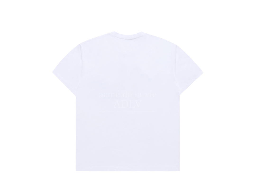 acmé de la vie acmé de la vie My Name Is Fuzzy Rabbit Short Sleeve T-shirt White