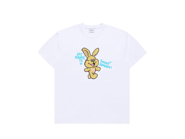 acmé de la vie acmé de la vie My Name Is Fuzzy Rabbit Short Sleeve T-shirt White - view 2
