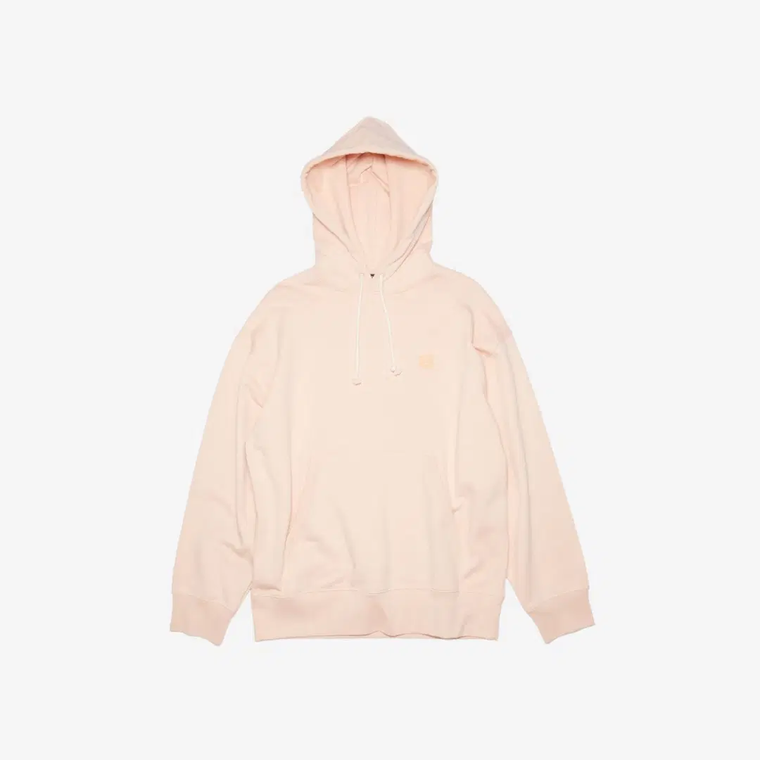 Acne Studios Acne Studios Farrin Face Oversized Hooded Sweatshirt Powder Pink