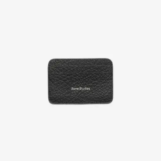 Buy Acne Studios Leather Card Holder Black at Sasom – Authentic and Ready to Ship