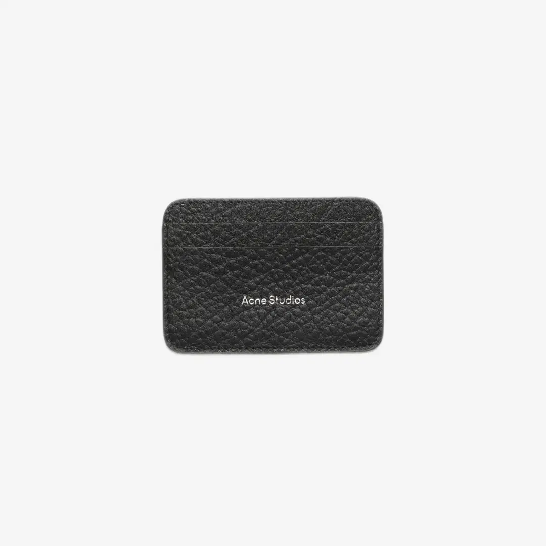 Acne Studios Acne Studios Leather Card Holder Black