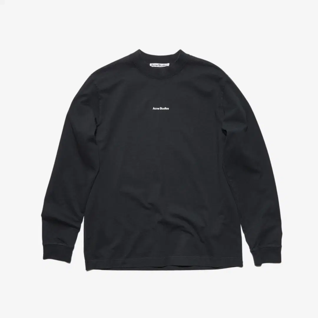 Acne Studios Acne Studios Logo Long Sleeve T-Shirt Black
