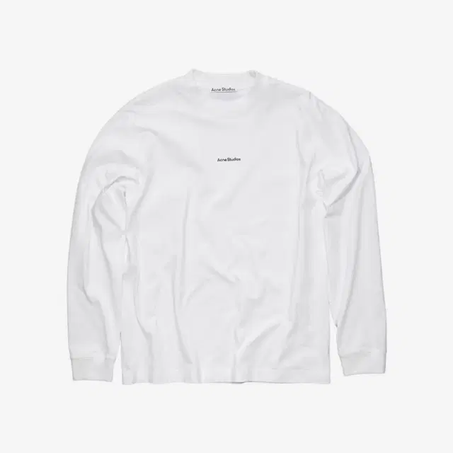 Acne Studios Acne Studios Logo Long Sleeve T-Shirt Optic White - view 1