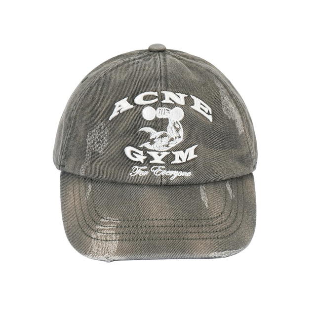 Acne Studios Acne Studios Baseball Cap - Asphalt Gray - view 2