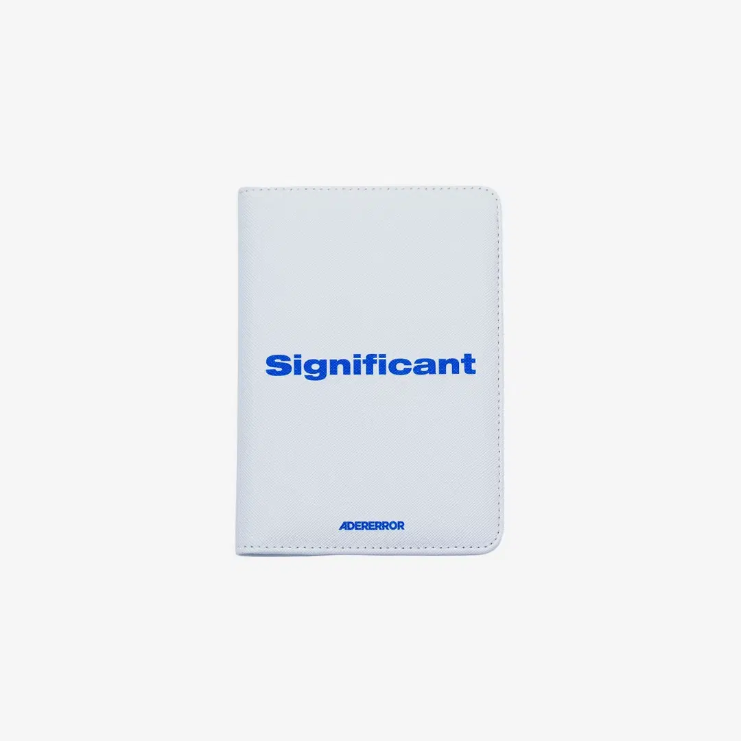 Ader Error Ader Error Significant Passport Wallet White
