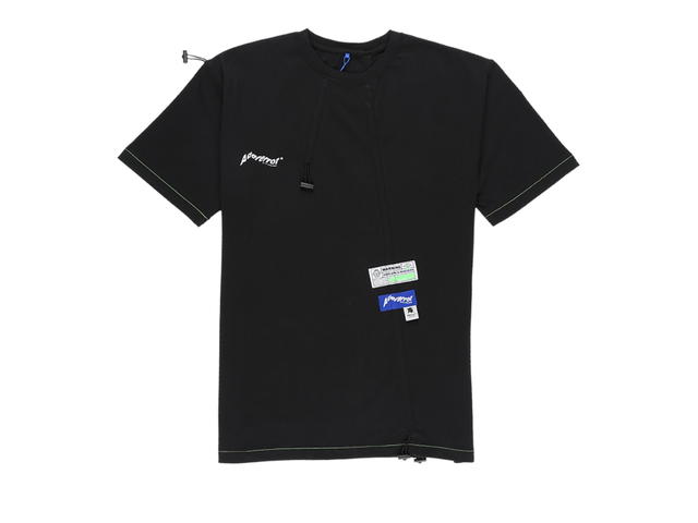 Ader Error Ader Error Slash String Tee Black - view 1